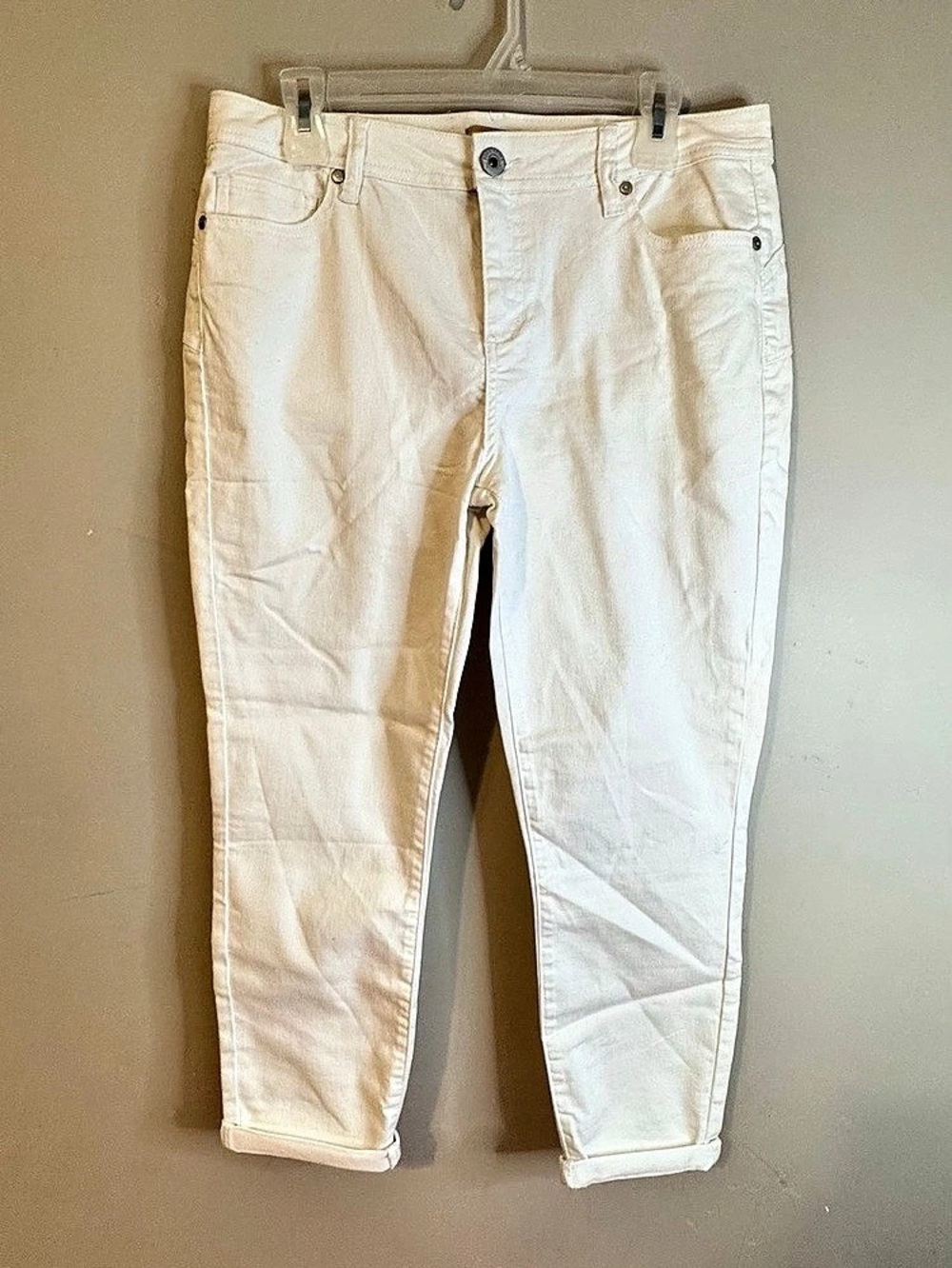 BLUESCAPE Skinny Jeans White Size 13/14